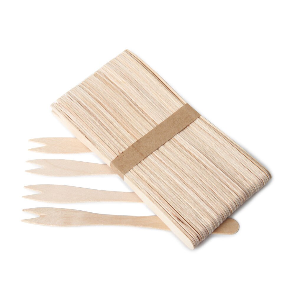 Sephra 5.5'' Forked Wooden Skewers_1